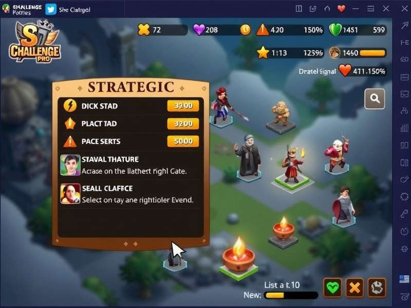 S Challenge Pro gameplay screenshot showing strategic elements